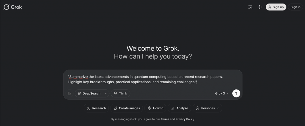 Grok AI
Artificial Intelligence
AI